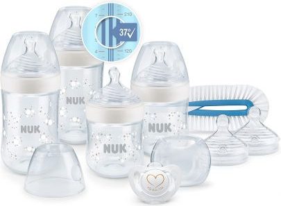 Комплект шишета Nuk - Nature Sense, Perfect Start, 8 части